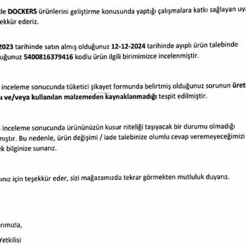 Boyner'de Dockers Ürünleri İçin Çözüm Bulamama