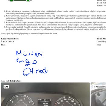 Araç Kiralamada Yakıt İadesi Sorunu