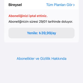 Apple Music Üyeliği İptali Sonrası 1000 TL Çekim Şoku