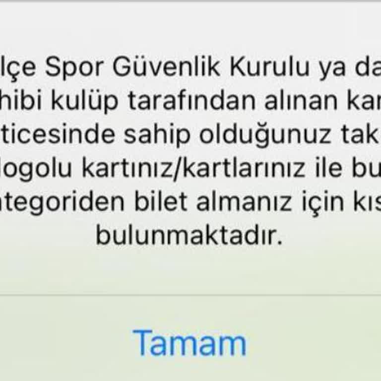 Antalya Spor Maçına Bilet Alımında Karşılaşılan Sorun