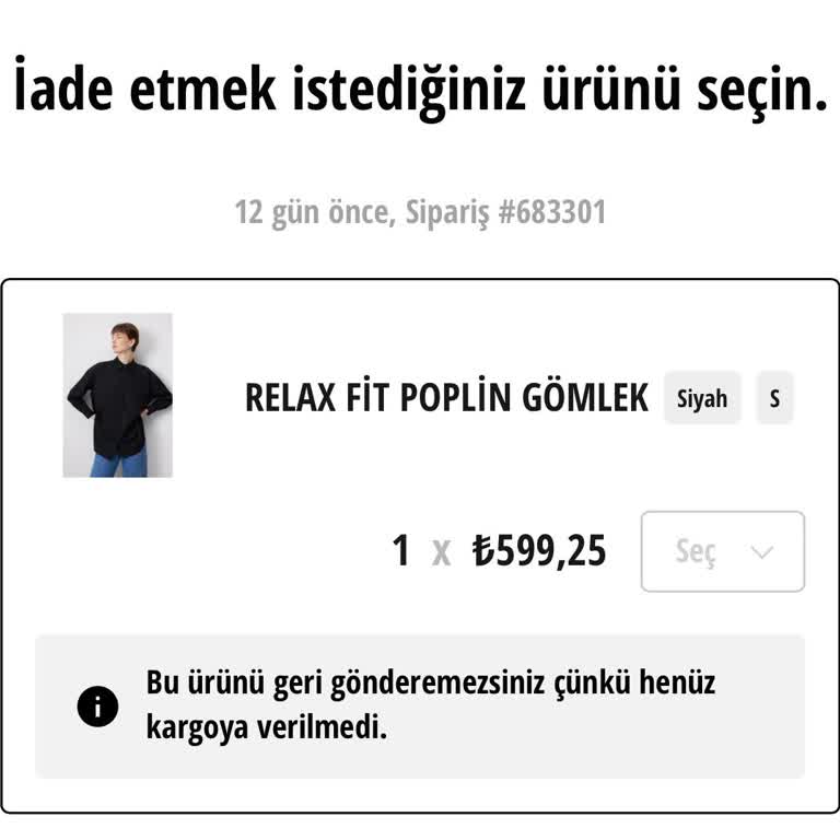 Yanlış Beden Ve İade Sürecindeki Engeller