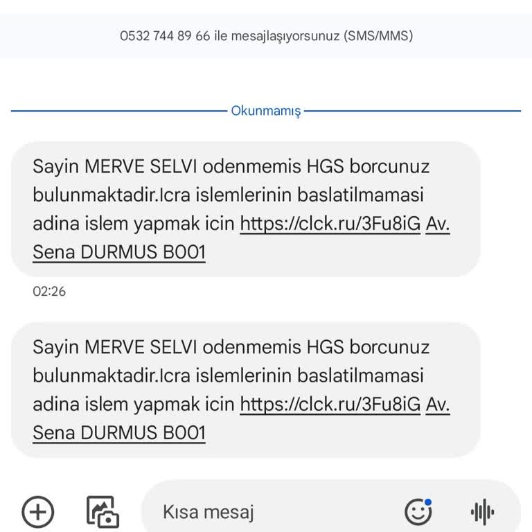 Gece Gelen Şüpheli HGS Mesajı Ve Kimlik Bilgisi Güvenliği