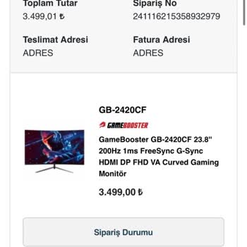 İtopya'dan Alınan Monitör Çalışmıyor Ve Destek Yok