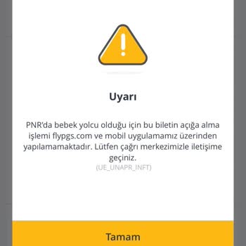 Pegasus'un Bebekli Ailelere Zorluk Çıkarması Ve Müşteri Hizmetleri Sorunu
