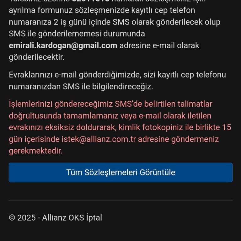 Allianz Bireysel Emeklilik İptal Sürecindeki Zorluklar