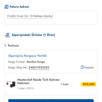 Teslim Edilmeyen Sipariş Ve İlgisiz Müşteri Hizmetleri