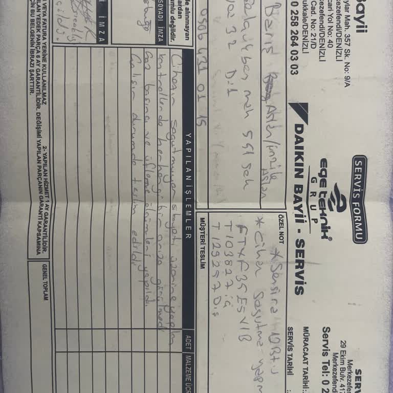 Daikin Klima Yazın Yetersiz Soğutma Sorunu