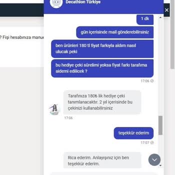 Hediye Çeki Ve İptal Edilen Sipariş Sorunu