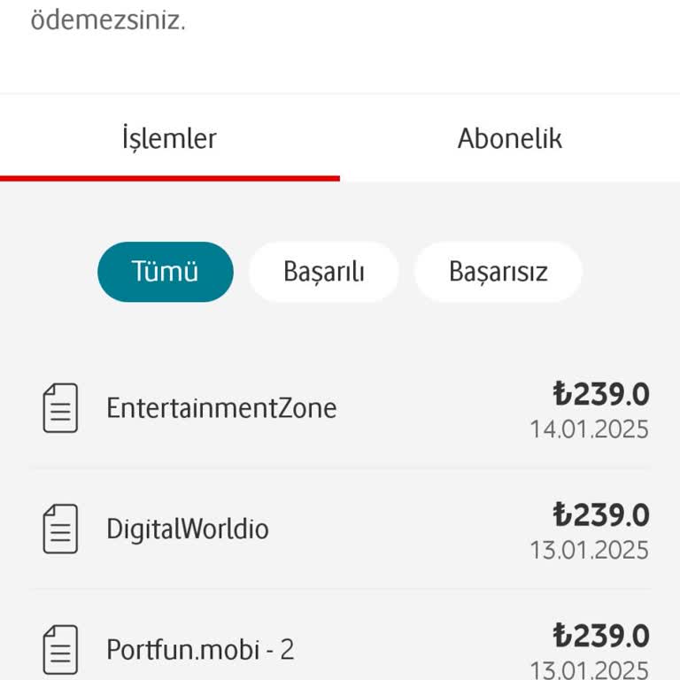 Bilinmeyen Aboneliklerle Şişirilen Fatura Şoku