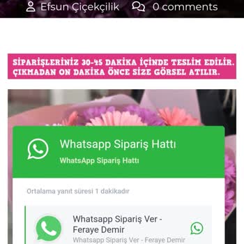 Efsun Çiçekçilik İle İletişim Sorunları