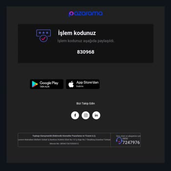 Hesabım Olmadan Mailime Gelen İşlem Kodları Güvenlik Açığı
