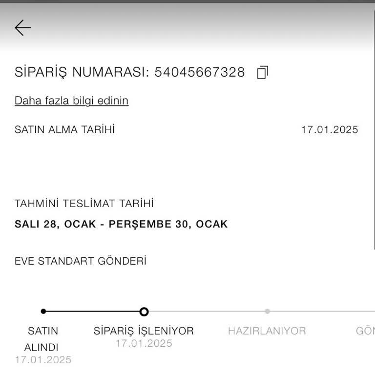 Zara Online Siparişim Neden Hala İşleniyor?