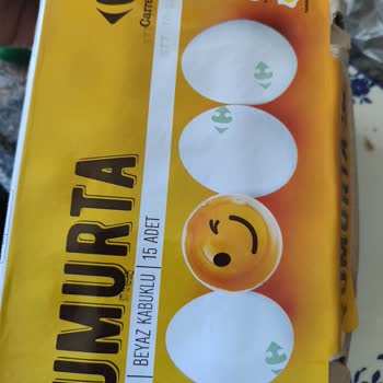Carrefour Yumurtalarında Şok Edici Renk Değişimi