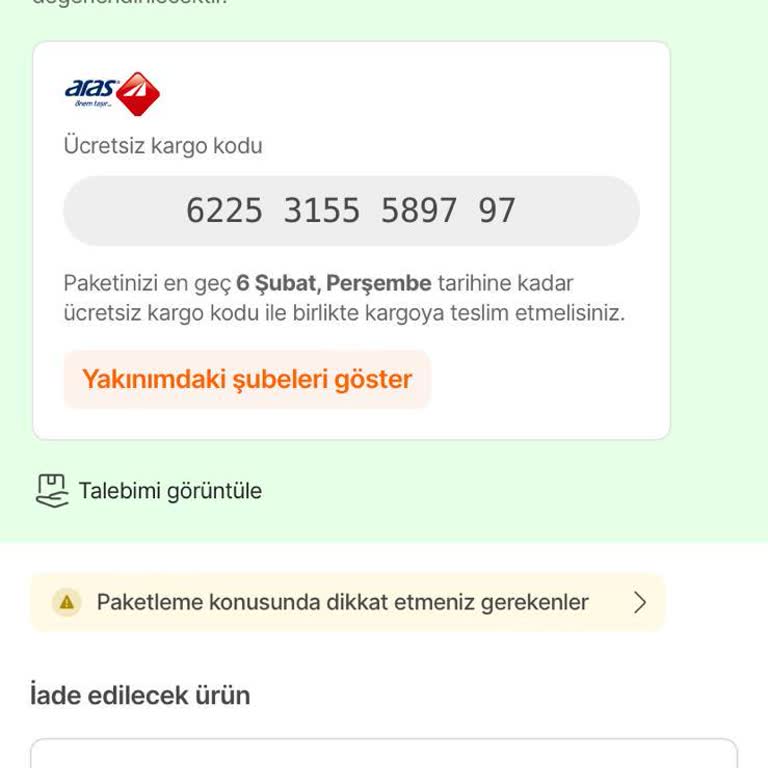 Aras Kargo'da Paketleme Sorunu Ve Kötü Hizmet Deneyimi