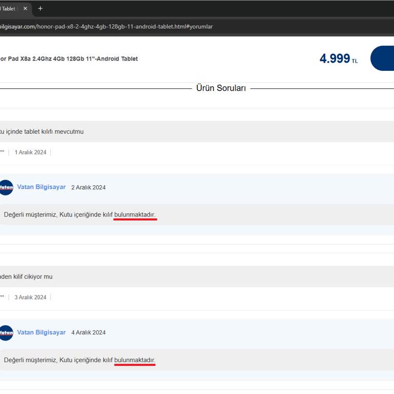 Eksik Ürün Ve Ciddiyetsiz Müşteri Hizmetleri