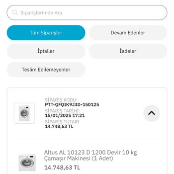 Kayra Dtm Altus Çamaşır Makinem Nerede