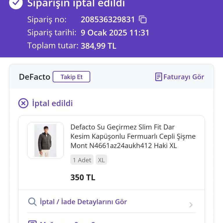 N11 Siparişim Neden İptal Edildi?