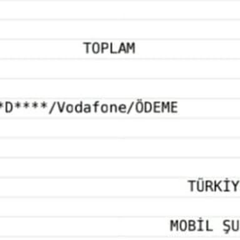 Vodafone'un Yanlış Faturası Ve Müşteri Hizmetleri Sorunu