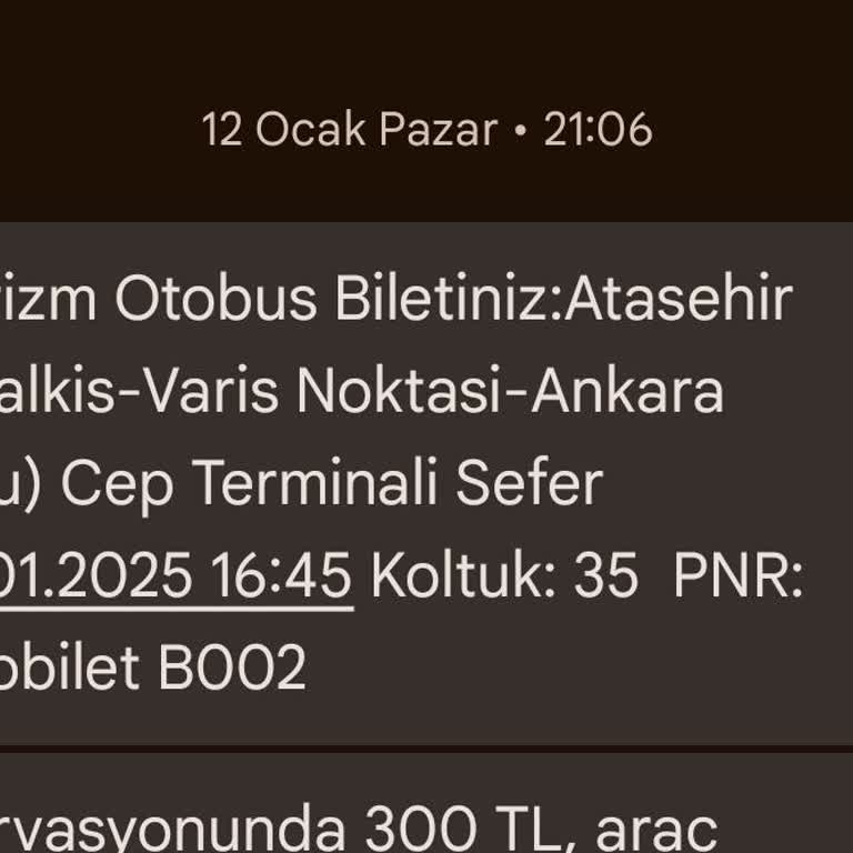 Varan Turizm İle Beklenmedik Gecikme Ve Konforsuz Seyahat