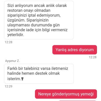 Yanlış Adrese Teslimat Ve İptal Sorunu
