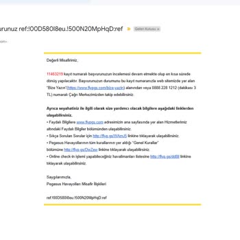 Pegasus İade Sürecinde Yaşanan Sorunlar