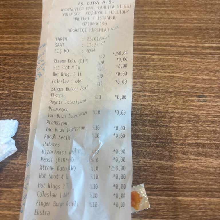 KFC'de Eksik Ürün Ve İndirim Sorunu