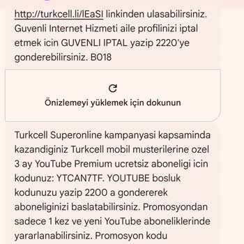 Turkcell Kampanyasında Geçersiz Kod Sorunu