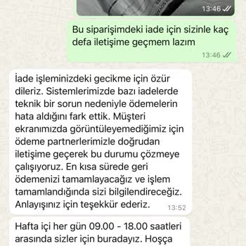 İade Sürecinde Uzayan Bekleyiş