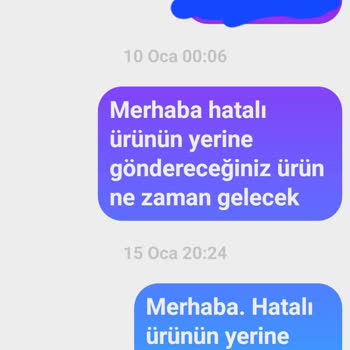 Elektrik Çarpan Ürün Ve Cevapsız Mesajlar