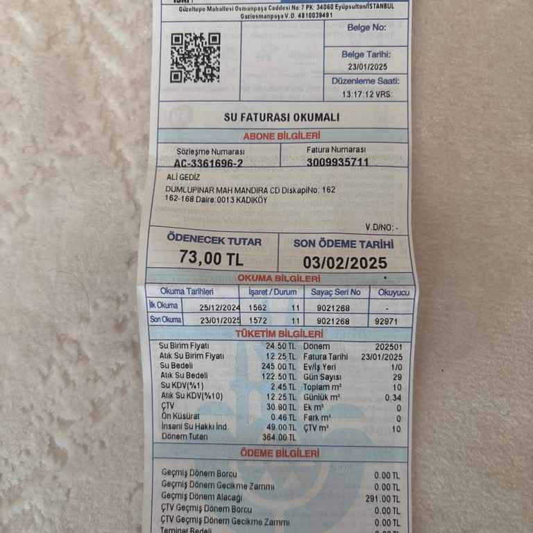 Fatura Karmaşası Ve Çifte Ödeme Sorunu