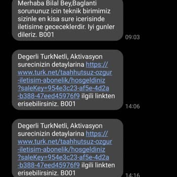 İnternet Hizmeti Alamadım, Müşteri Temsilcileri İlgisiz