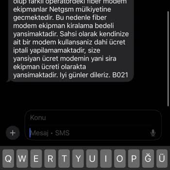 Haksız Modem Ücreti Ve Beklenmedik Fatura Sorunu