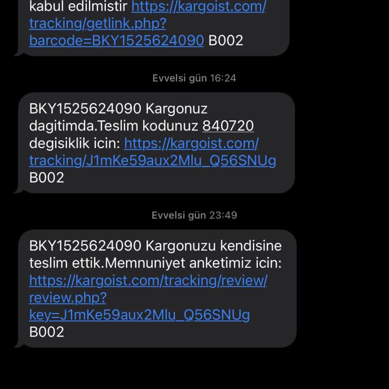 Gece Yarısı Teslim Edilen Kargo Sorunu