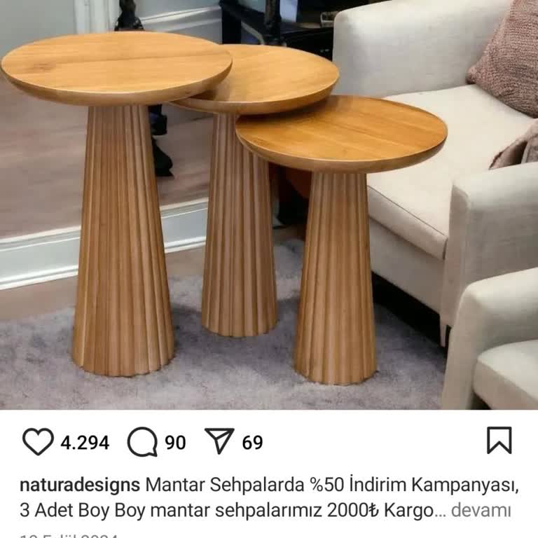 Instagram'dan Aldığım Sehpa Siparişi Hayal Kırıklığı Yarattı