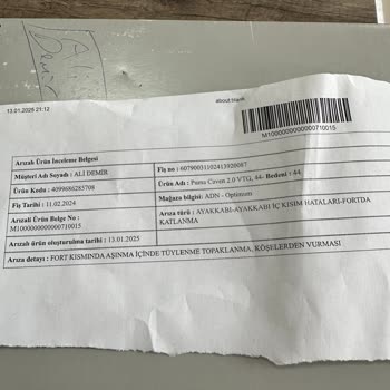 Puma Ayakkabıda Erken Yıpranma Ve Müşteri Hizmetleri Sorunu