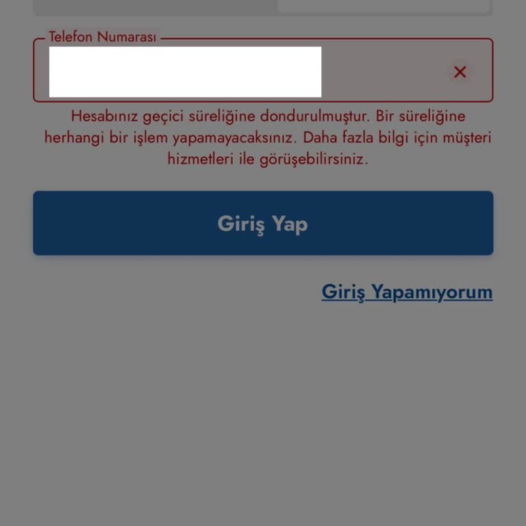 Hesabım Haksız Yere Donduruldu, Paramı İade Edin!