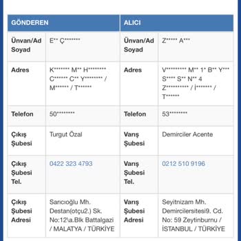 Kayıp Kargo Ve İlgisiz Müşteri Hizmetleri