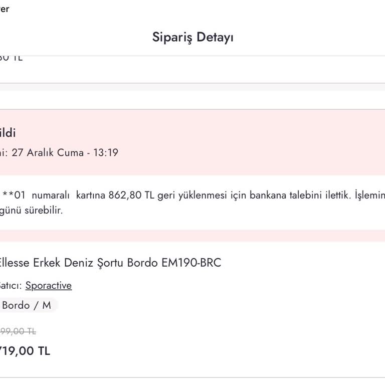 Boyner'de İade Sürecinde Yaşanan Sorunlar