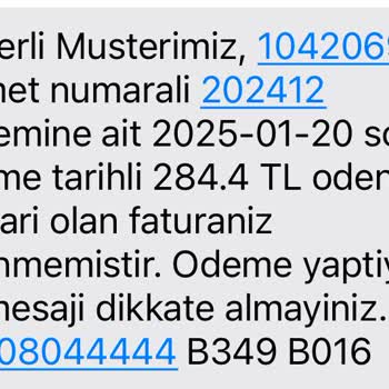 Otomatik Ödeme Talimatı Sorunu: Fatura Ödenmedi