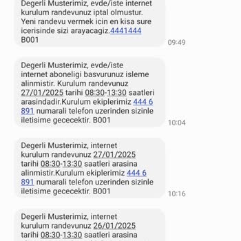 Türk Telekom Randevu İptalleriyle Mağdur Edilen Müşteri