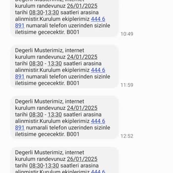 Türk Telekom Randevu İptalleriyle Mağdur Edilen Müşteri