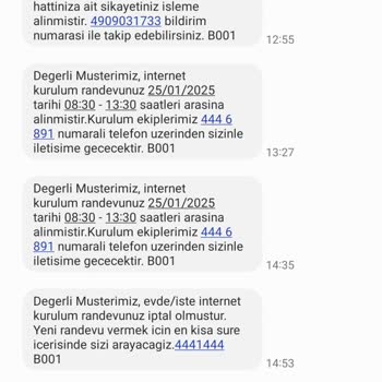 Türk Telekom Randevu İptalleriyle Mağdur Edilen Müşteri