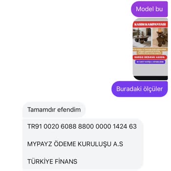 Sipariş Verdiğim Sehpa İçin Mağduriyet Yaşıyorum