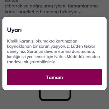 QNB Mobil Şifre Yenileme Sorunu Ve Kimlik Okuma Hatası