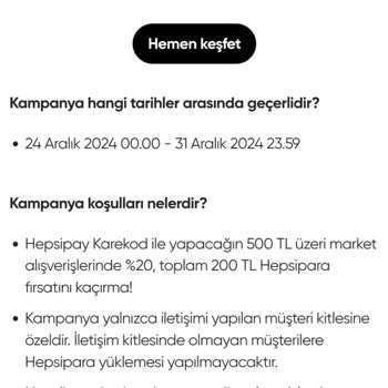 Yanlış Kampanya Bilgilendirmesi Ve Eksik Ödeme Sorunu