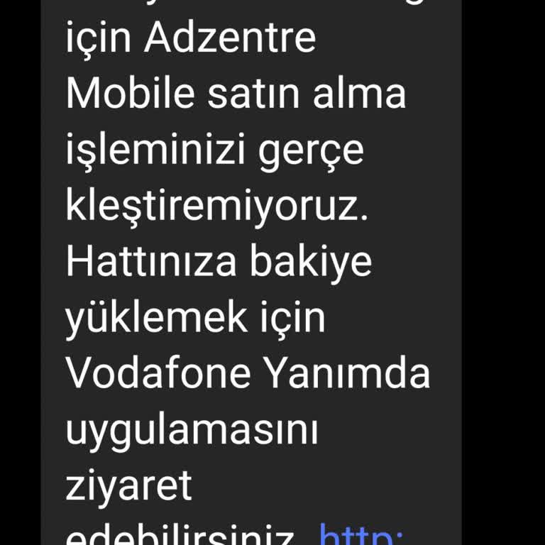 Vodafone Pay Adzentre Üyeliği