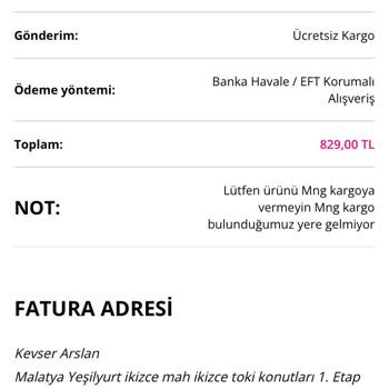 Sipariş Verdim, Ürün Gelmedi Ve Numaram Engellendi