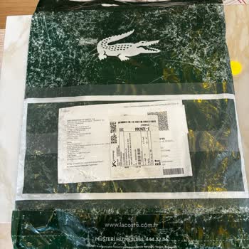 Lacoste Online Mağazadan Gelen Ürünün Paketleme Sorunu