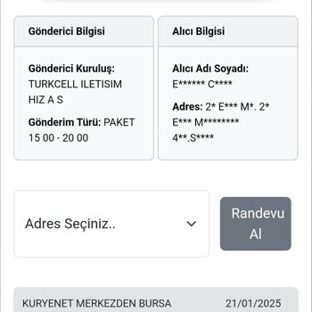 Turkcell Pasaj'dan Aldığım Ürün Kuryenet'te Takıldı