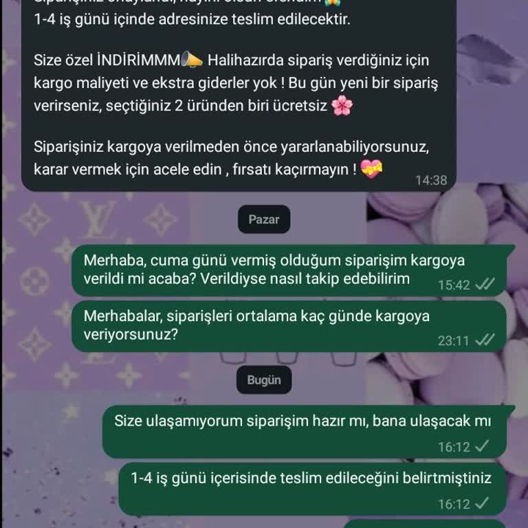 Zincir Fashion'dan Sipariş Sonrası İletişim Sorunu